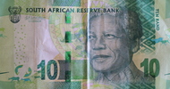 South Africa 10 Rand front